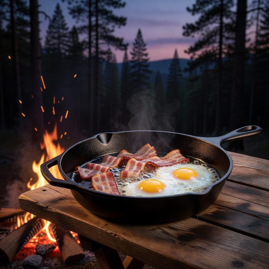 Lodge Pre-Seasoned Cast Iron Skillet, 10.25 Inches