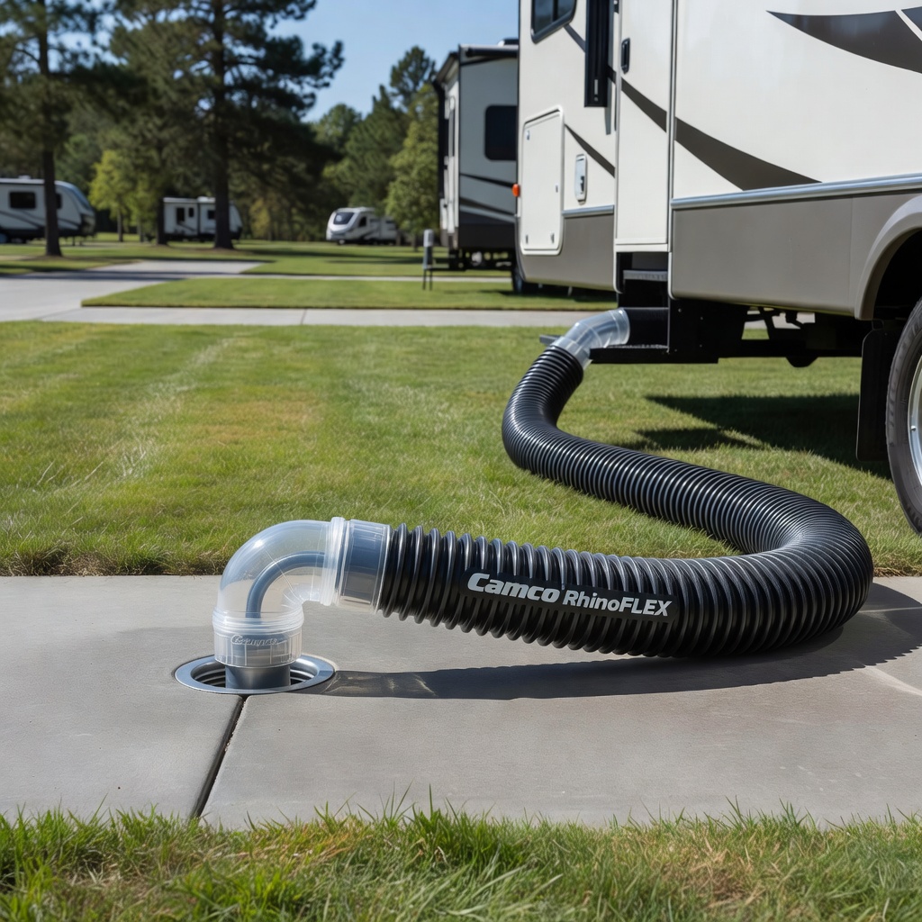 Camco RhinoFLEX 20-Foot RV Sewer Hose Kit