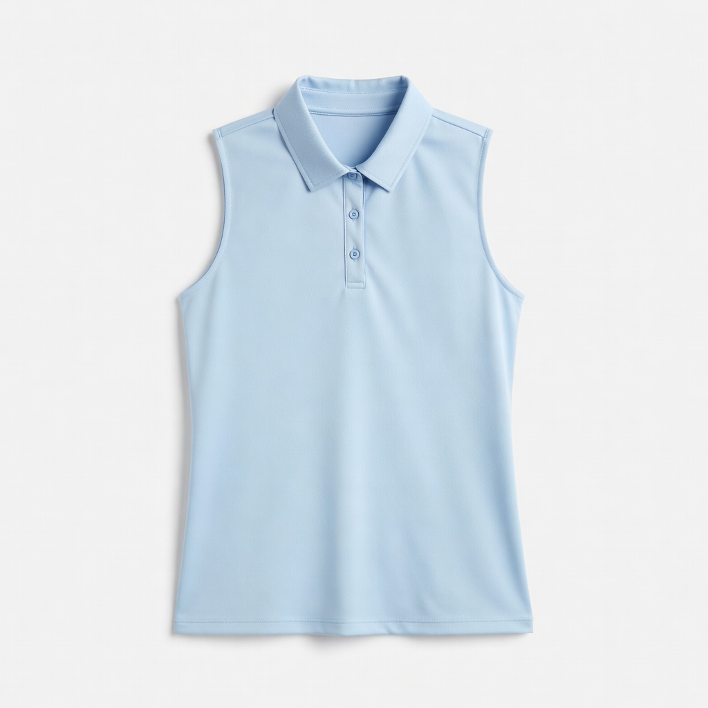 BGOWATU Women's Sleeveless Golf Polo Shirts Collared V Neck Tennis Tank Tops UPF 50+ Quick Dry Lightweight