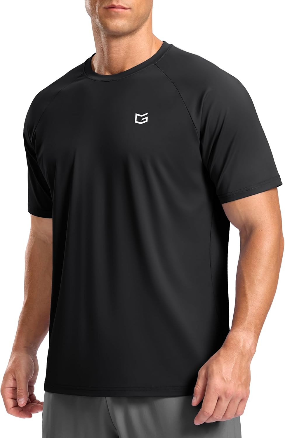 G Gradual Men's Athletic Workout T-Shirts Moisture Wicking Cooling Running Shirts Short Sleeve Performance Tee for Gym Tennis